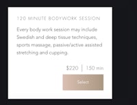 swedish deep tissue massage - 12 minute bodywork session