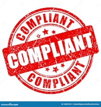 a red stamp with the word complaint on it