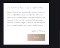 30 minute assisted stretching