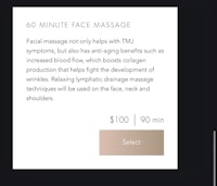 60 minute face massage - screenshot